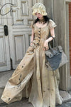 Mutedance 24 Spring/Summer Shell Sleeve Waist Dress MD-MD24SS15-KHAKI PM137